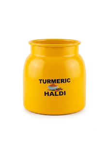 Turmeric <b>Container</b> with Wooden Lid and Crystal Knob Premium Spice <b>Storage</b> Jar Elegant <b>Kitchen</b> Organizer Decorative - Product Image 5