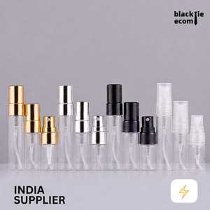 Flacon pulvérisateur cylindrique en verre vide imprimé sur mesure, distributeur de parfum, conteneur cosmétique rechargeable 2ml 3ml 5ml 8ml 10ml - Product Image 1