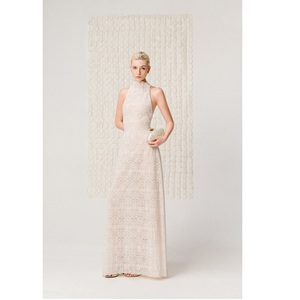 Jupes pour femmes et filles, haute couture, ODM ALTHEA MIDI SKIRT, coton japonais écologique, dentelle, jupes longues bio pour femmes - Product Image 1