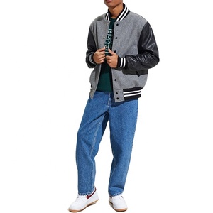 Chaqueta Letterman de Estilo Vintage Personalizada para Hombre, con Mangas de Lana, Bordados y Parches, Estilo Varsity Urbano para Invierno - Product Image 1