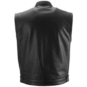 Chaleco de Cuero para Hombre, Estilo Casual, Nuevo Modelo de Invierno, Venta Caliente, Sin Mangas, Personalizable, Transpirable, Venta al Por Mayor - Product Image 2
