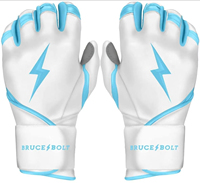 Gants de frappe de baseball pour adultes, antidérapants, en cuir souple, fermeture auto-agrippante, écologiques, durables, respirants, légers, ambidextres