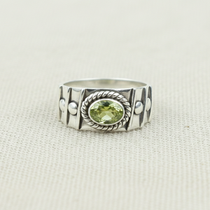 925 Sterling Silver Peridot <b>Ring</b> Vintage Handmade Boho Green Gemstone <b>Ring</b> Men Women <b>Statement</b> Jewelry Gold Plated Jewellers - Product Image 5