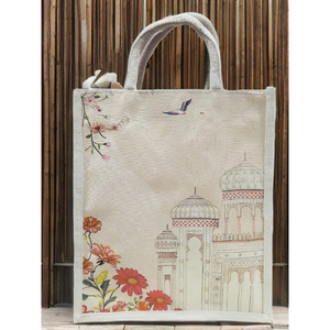 Bolsa de Lona de Algodón Estampada - Duradera, Ligera, Ecológica, de un Solo Nivel, Capacidad de 4-5L, Plegable para Almacenamiento en Armarios de Dormitorio - Product Image 2