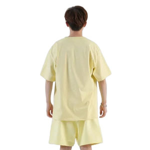 High-End Knitted Oversized Short Sleeve Cotton <b>T</b>-<b>Shirt</b> Custom Neck Advertising Workwear Cultural <b>Shirt</b> Logo Printing - Product Image 3