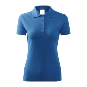 Polos de Mujer de Alta Calidad, Ligeros, Transpirables, de Jersey, con Diseño Sólido y Comprimido, Hechos en Pakistán, en Stock - Product Image 3
