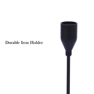 Candelero Cónico de Hierro Fundido Negro Sólido, Hecho a Mano, Duradero, Natural y Único, Bharat Brass Copper Industries, Decoración para el Hogar - Product Image 5