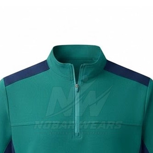 Half Zip Medical <b>Scrub</b> <b>Top</b> With Short Sleeve Design Stand Collar Easy Front Closure And Comfortable Professional Fit - Product Image 6