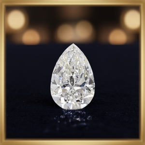 Diamant en vrac certifié IGI 7.51 PEAR VVS2, diamant cultivé en laboratoire - Product Image 3