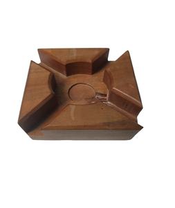 Custom Solid Wood <b>Mini</b> Paulownia <b>Vase</b> Creative Flower Holder for Home Decorative Tea Ceremony Accessories with Agate - Product Image 6