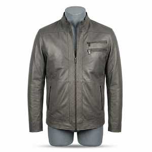 Modern Leather Look <b>Jacket</b> Comfortable Daily Wear Outerwear <b>Jacket</b> Wholesale - Product Image 1
