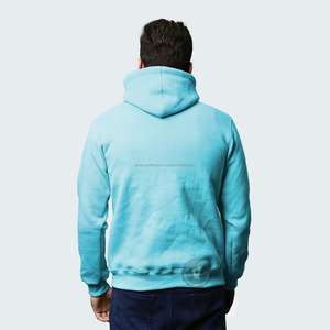 Automne Vintage hommes 100% coton à capuche hiver nouveauté Logo personnalisé brodé ample polaire doublé longue lettre - Product Image 5