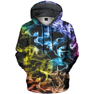 Sudadera con Capucha para Hombre, Corte Holgado, Color Sólido, Informal, Tejida, Manga Larga, con Bolsillos, para Otoño - Product Image 5