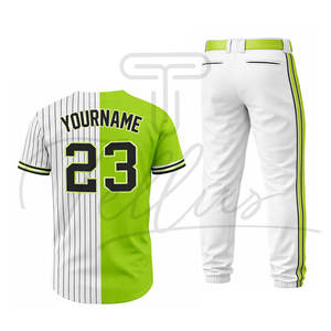 ชุดเบสบอลโลโก้แบบกำหนดเอง ชุดทีมเบสบอล ชุดเบสบอลขายดีสำหรับผู้ชาย - Product Image 4