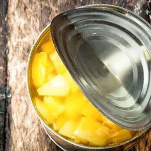 Natural Sweet Canned Ananas in Tin Can Canned <b>Pineapple</b> Ready to Eat Tropical Fruit Preserved for Bakery Smoothies Savory Sauces - Product Image 1