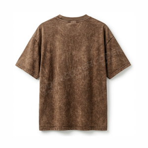 T-shirts personnalisables pour hommes, en polyester/coton, délavés à l'acide, colorés, épais, effet usé, décolorés par le soleil, respirants et à séchage rapide – Grande Vente - Product Image 2