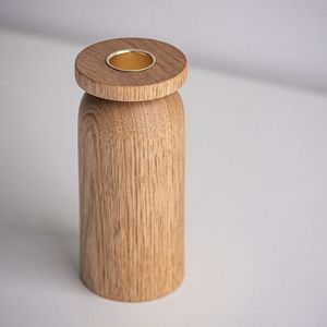 Wholesale Price Stacked Wooden <b>Candle</b> Holder Set Luxury Handmade Tabletop Home Decor Accent Piece FOR SALE - Product Image 3