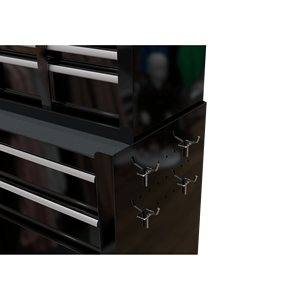 Caja de Herramientas Rodante de Alta Capacidad con 8 Cajones y Cerradura, Gabinete de Herramientas Extraíble de Alta Visibilidad para Almacenamiento en Garaje, Almacén o Taller - Product Image 2