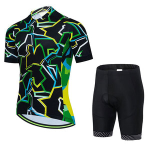 Road Fitness Apparel Supportive Form <b>Cycling</b> Uniform with Breathable Windproof Texture 100% Polyester for Ride Training Motion - Product Image 1
