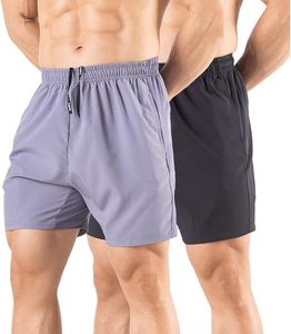 Men's Running Breathable Workout Gym <b>Athletic</b> Shorts Woven Fitness Custom Logo 5 Inch Casual Man Sportswear Shorts - Product Image 2