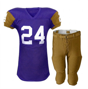 Nouveaux maillots de football américain au design tendance, uniformes personnalisés avec impression numérique, ensembles d'équipe en polyester respirant, les plus vendus, extensibles dans 4 directions - Product Image 6