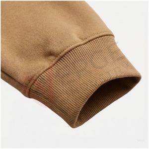 Ensemble de survêtement kaki pour homme, manches longues, capuche, fermeture à cordon, couleur unie, coupe décontractée, vêtements d'automne - Product Image 6