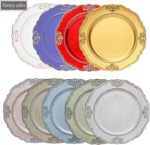 Assiette de Présentation Ronde de Luxe – Vaisselle Décorative pour Réceptions de Mariage, Banquets, Hôtels et Réceptions - Product Image 2