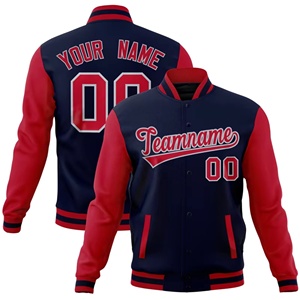 Veste universitaire professionnelle pour homme, personnalisable, coupe-vent, décontractée, hiver, avec lettres, service OEM, directement de l'usine - Product Image 2