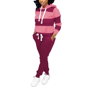 Conjunto Deportivo Reversible para Mujer, Color Sólido, Ligero, Ecológico, con Capucha, Manga Larga, Informal, Pantalones con Cordón para Invierno - Product Image 4