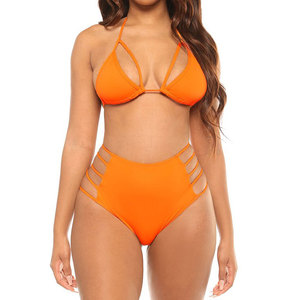 Traje de Baño para Mujer con Falda, Cintura Alta, Push-Up, Ropa de Playa, Traje de Baño de Alta Calidad, Servicio OEM - Product Image 5