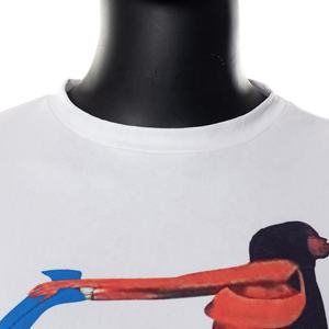 2024 Summer Unisex T Shirt Women's <b>Sexy</b> Casual Short Sleeve <b>Crop</b> <b>Top</b> 100% Cotton Plus Size Decorated with Appliques - Product Image 4