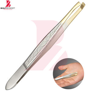 Pinzas para Cejas de Acero Inoxidable de Alta Calidad con Diseño Ergonómico, Mango Antideslizante y Rendimiento Duradero, Servicio OEM ODM - Product Image 4