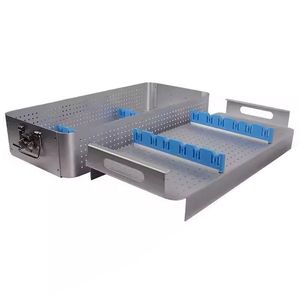 High Quality MEDTRUST SURGICAL Aluminum Sterilization Tray Box (540x250x100mm) <b>laparoscope</b> Reusable <b>Instrument</b> - Product Image 2