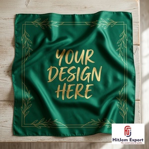 Premium Custom Printed <b>Long</b> <b>Scarf</b> Manufacturer Silk Feel Fashion Shawl Head Wrap Private Label OEM ODM Textile Factory India - Product Image 2