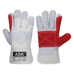 Gants de travail en cuir pour la construction, le jardinage, l'exploitation minière, pour les professionnels, protection contre les chocs, gants de mécanicien industriel - Product Image 1