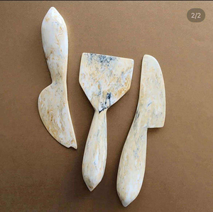 Ensemble de fromage en résine de qualité supérieure, compatible lave-vaisselle, couleur personnalisable pour fêtes, mariages et usage domestique, meilleur prix d'Inde, fourchette à fromage, couteau à fromage - Product Image 3