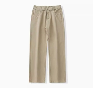 <b>Mens</b> <b>Lightweight</b> High Casual <b>Summer</b> <b>Trousers</b> Wholesale Regular Fit Breathable Canvas Pants Comfortable Custom Size Color Options - Product Image 3