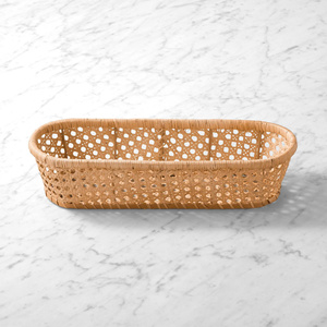 Panier à pain ovale en rotin, best-seller, fait main, rotin naturel, pour pain, fruits et en-cas, boulangerie, restaurant - Product Image 1