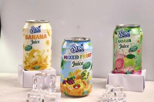 Jus de fruits mélangés aromatisé Suri en canette 330ml, ingrédients naturels, faible teneur en matières grasses, boisson rafraîchissante - Product Image 2