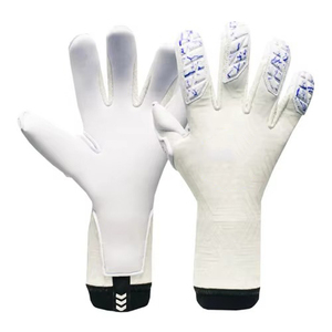 Gants de gardien de but de football professionnels en latex respirant personnalisables avec design antidérapant à doigts entiers - Product Image 3