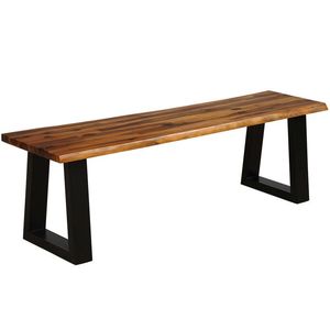 Tavolo da Pranzo da Esterno in Legno Massello di Acacia con Panche e Sedie - Elegante Arredamento per Esterni - Product Image 1