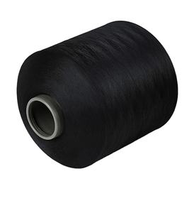 Hilo de poliéster bordado de alta tenacidad 150 Tex hilo de lurex metálico negro tipo MS - Product Image 1