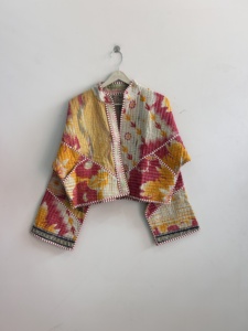 Wholesale Lot Of Assorted Handmade Kantha <b>Jacket</b> Vintage Reversible Boho <b>Jacket</b> <b>Short</b> Length Kiara Cut <b>Jacket</b> - Product Image 6