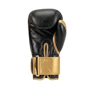 Guantes de Boxeo Black Gold Wave con Diseño Decorativo, Cordones, Resistentes al Agua, de Cuero de Alto Rendimiento - Product Image 2