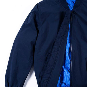 Chaquetas Bomber de Alta Calidad para Hombre, Hechas de Tela de Forro Polar, con Cierre de Cremallera, Chaqueta de Piloto MA1 con Cuello Redondo, Chaqueta Exterior Masculina - Product Image 4