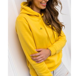 Women's Streetwear Cotton Pullover Hoodie Solid Blank <b>Plain</b> <b>Sweatshirt</b> Long Sleeve Front Pocket Hooded Collar Casual Winter Wear - Product Image 4