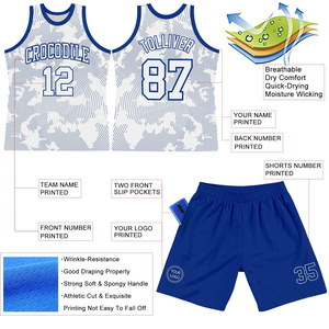 Conjunto de Pantalones Cortos de Baloncesto Sublimados Personalizados, Unisex, con Nombre del Equipo Impreso, Malla Transpirable, para Adultos, Todas las Temporadas - Product Image 2