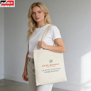 Bolsa de Mano Elegante de Lona de Algodón, Reutilizable, para Compras, Duradera, Ecológica y con Estilo para Mujer - Product Image 1