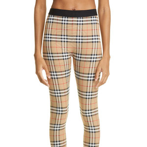 Leggings de Yoga a Cuadros de Cintura Alta y Largo Completo, Pantalones Deportivos para Mujer con Cintura Elástica de Spandex y Poliéster, Elásticos en Cuatro Direcciones - Product Image 2