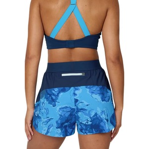 Shorts de Yoga Personalizados al por Mayor para Mujer, Cintura Media, con Cinturón, Spandex, Nailon, Shorts Deportivos para Entrenamiento y Deportes - Product Image 5